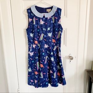 Lindy Bop Space Unicorn Dress 14